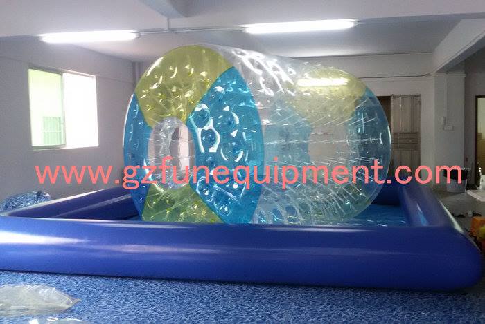 inflatable water rolling